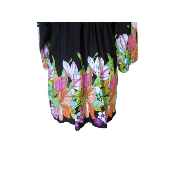 Trina Turk Bouquet Floral Tunic Coverup Dress Size S - Picture 4 of 9